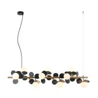 Люстры подвесные — Подвесная люстра Lumien Hall Ilmari LH4136/12PO-BR-BK купить в  Люстры подвесные — Подвесная люстра Lumien Hall Ilmari LH4136/12PO-BR-BK купить в