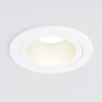 Встраиваемые точечные светильники — Встраиваемый светильник Elektrostandard 122 MR16 серебро/белый купить в 