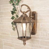 Уличные настенные светильники — Светильник настенный Elektrostandard Virgo D черное золото (арт. GLXT-1450D) купить в 