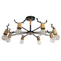 Люстры на штанге — Люстра на штанге LOFT IT 10024/8 Black купить в 