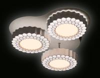 Люстры накладные — Накладная люстра Ambrella Light FH12/3 WH 96W D500 купить в  Люстры накладные — Накладная люстра Ambrella Light FH12/3 WH 96W D500 купить в