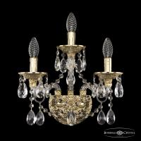 Настенные бра — Бра Bohemia Ivele Crystal 16113B/2+1/141 G купить в  Настенные бра — Бра Bohemia Ivele Crystal 16113B/2+1/141 G купить в