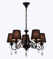 Люстры подвесные — 4710/5 черный купить в 