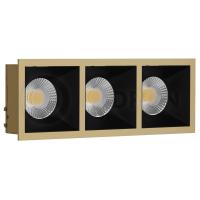 Встраиваемые точечные светильники — Встраиваемый светильник LeDron RISE KIT 3 Gold/Black купить в  Встраиваемые точечные светильники — Встраиваемый светильник LeDron RISE KIT 3 Gold/Black купить в