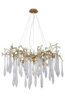 Люстры каскадные — Каскадная люстра Crystal Lux REINA SP8 D1000 GOLD PEARL купить в 