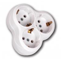 Розетки — Тройник Horoz 3гн с/з 300-000-707 HRZ00001363 купить в  Розетки — Тройник Horoz 3гн с/з 300-000-707 HRZ00001363 купить в