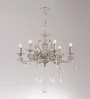 Люстры подвесные — 2889/6 белый с патиной золото купить в 