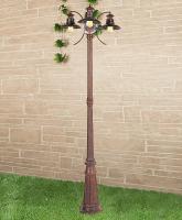 Высокие уличные фонари — Садово-парковый светильник Elektrostandard Talli F/3 брауни купить в  Высокие уличные фонари — Садово-парковый светильник Elektrostandard Talli F/3 брауни купить в