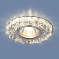 Встраиваемые точечные светильники — Встраиваемый светильник Elektrostandard 2202 MR16 CL прозрачный купить в 