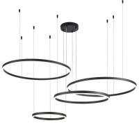 Люстры подвесные — Подвесная светодиодная люстра Indigo Galass 14001/4P Black V000034L купить в  Люстры подвесные — Подвесная светодиодная люстра Indigo Galass 14001/4P Black V000034L купить в