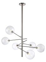 Люстры на штанге — Люстра на штанге Crystal Lux MARCOS SP6 NICKEL купить в 