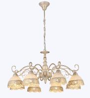 Люстры подвесные — 4774/8 белый с золотом купить в 