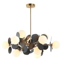 Люстры на штанге — Подвесная люстра Lumien Hall Ilmari LH4136/12P-BR-BK купить в  Люстры на штанге — Подвесная люстра Lumien Hall Ilmari LH4136/12P-BR-BK купить в