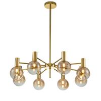 Люстры на штанге — Подвесная люстра Indigo Collana 13015/8R Gold V000222 купить в  Люстры на штанге — Подвесная люстра Indigo Collana 13015/8R Gold V000222 купить в