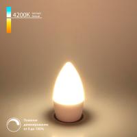 Светодиодные лампы — Светодиодная лампа Elektrostandard Dimmable 7W 4200K E27 (C35) (BLE2775) купить в  Светодиодные лампы — Светодиодная лампа Elektrostandard Dimmable 7W 4200K E27 (C35) (BLE2775) купить в
