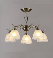 Потолочные люстры — 2578/5 бронза купить в 