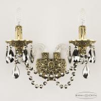 Настенные бра — Бра Bohemia Ivele Crystal 16102B/2/141 GB R781 купить в  Настенные бра — Бра Bohemia Ivele Crystal 16102B/2/141 GB R781 купить в