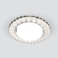 Встраиваемые точечные светильники — Встраиваемый светильник Elektrostandard 3034 GX53 SL/WH зеркальный/белый купить в 