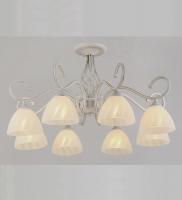 Потолочные люстры — 2874/8 белый с патиной золото купить в 