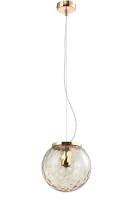 Подвесные светильники — Подвесной светильник Crystal Lux MAYO SP1 D200 GOLD/AMBER купить в 