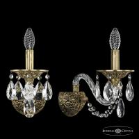 Настенные бра — Бра Bohemia Ivele Crystal 16102B/1/165/XL FP купить в  Настенные бра — Бра Bohemia Ivele Crystal 16102B/1/165/XL FP купить в