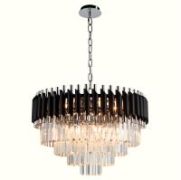 Люстры каскадные — Каскадная люстра Natali Kovaltseva DARIAN 76017/10C CHROME BLACK купить в  Люстры каскадные — Каскадная люстра Natali Kovaltseva DARIAN 76017/10C CHROME BLACK купить в