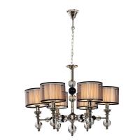 Люстры подвесные — Подвесная люстра Lumien Hall Монелья LH1054/6H-NK-WT купить в 