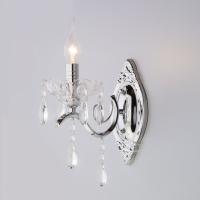 Настенные бра — Бра Eurosvet 3188/1 хром/прозрачный хрусталь Strotskis купить в  Настенные бра — Бра Eurosvet 3188/1 хром/прозрачный хрусталь Strotskis купить в