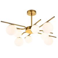 Люстры на штанге — Потолочная люстра Escada Sphere 642/8P Brass купить в  Люстры на штанге — Потолочная люстра Escada Sphere 642/8P Brass купить в