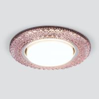 Встраиваемые точечные светильники — Встраиваемый светильник Elektrostandard 3030 GX53 PK розовый купить в 