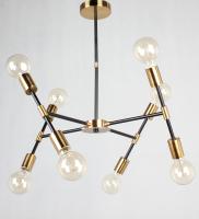 Потолочные люстры — 42433/8 черный+золото купить в  Потолочные люстры — 42433/8 черный+золото купить в