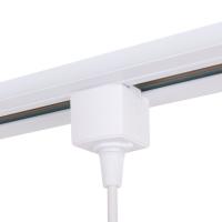 Коннекторы — Коннектор Elektrostandard 85121/00/Коннектор для однофазного шинопровода белый купить в 