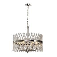 Люстры подвесные — Подвесная люстра Lumien Hall Базиано LH3040/6P-NK-CL купить в 