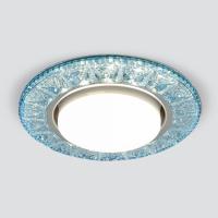 Встраиваемые точечные светильники — Встраиваемый светильник Elektrostandard 3022 GX53 BL лазурный купить в 