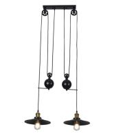 Потолочные люстры — 7286/2 черный купить в 