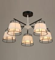 Потолочные люстры — 03116/5 черный+белый купить в 