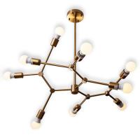 Люстры на штанге — Люстра на штанге ITALLINE Vega SP 6228/9 brass купить в 