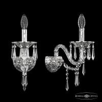 Настенные бра — Бра Bohemia Ivele Crystal 16103B/1/165/XL Ni купить в  Настенные бра — Бра Bohemia Ivele Crystal 16103B/1/165/XL Ni купить в