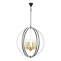 Люстры подвесные — Подвесная люстра iLamp Element 9977-800 GoldBlack купить в  Люстры подвесные — Подвесная люстра iLamp Element 9977-800 GoldBlack купить в