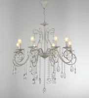 Люстры подвесные — 02667/8 белый с патиной золото купить в 