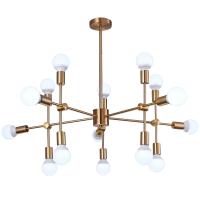Люстры на штанге — Люстра на штанге Natali Kovaltseva LOFT LUX 75130/12C GOLD купить в  Люстры на штанге — Люстра на штанге Natali Kovaltseva LOFT LUX 75130/12C GOLD купить в