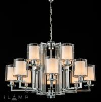 Люстры подвесные — Подвесная люстра iLamp RM6201-8+4 CR+CL купить в  Люстры подвесные — Подвесная люстра iLamp RM6201-8+4 CR+CL купить в