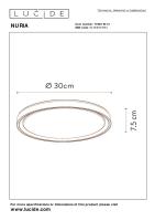 Накладные светильники — Накладной светильник LUCIDE 79182/18/31 купить в 