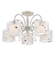 Потолочные люстры — 3575/5 белый с золотом купить в 