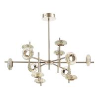 Люстры на штанге — Подвесная светодиодная люстра Escada 10252/12LED Gold купить в 