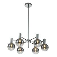 Люстры на штанге — Подвесная люстра Indigo Collana 13015/6R Chrome V000224 купить в  Люстры на штанге — Подвесная люстра Indigo Collana 13015/6R Chrome V000224 купить в