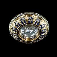 Точечные светильники — Встраиваемый светильник Artglass Spot 50 Blue Gold купить в 