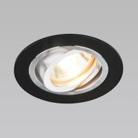 Встраиваемые точечные светильники — Встраиваемый светильник Elektrostandard 1061/1 MR16 BK черный купить в  Встраиваемые точечные светильники — Встраиваемый светильник Elektrostandard 1061/1 MR16 BK черный купить в