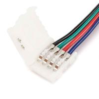 Светодиодные ленты — Коннектор для RGB светодиодной ленты 5050 Apeyron 12/24V (2 шт.) 09-03 купить в  Светодиодные ленты — Коннектор для RGB светодиодной ленты 5050 Apeyron 12/24V (2 шт.) 09-03 купить в