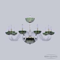 Люстры подвесные — Подвесная люстра Bohemia Ivele Crystal 1308/10/300 G Cl/Clear-Green/H-1I купить в  Люстры подвесные — Подвесная люстра Bohemia Ivele Crystal 1308/10/300 G Cl/Clear-Green/H-1I купить в